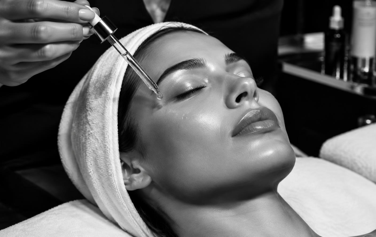Black and white Beauty scene from THE LIST